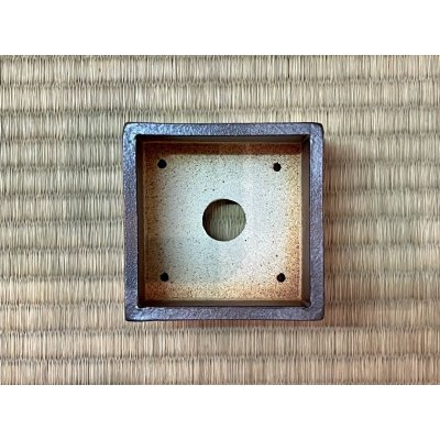 画像2: No.BR2011-3  3号正角鉢　茶色