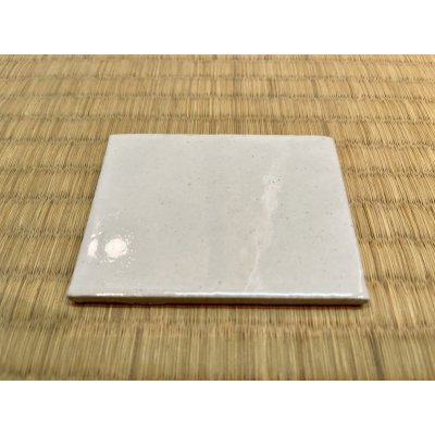 画像1: No.WY2001-2.5  2.5号長角陶板（小）白色