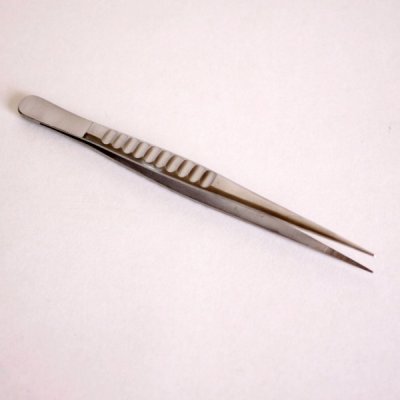 画像1: No.3500  ステンレスＡ型ピンセット１８０ｍｍ