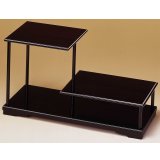 No.208-K-00  飾り棚(黒丹調、国産)