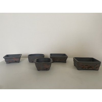画像2: No.12A-5A  盆栽鉢セット 5個入り
