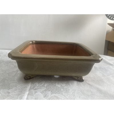 画像1: No.MA6303  中野行山　長角隅入足付　クリーム