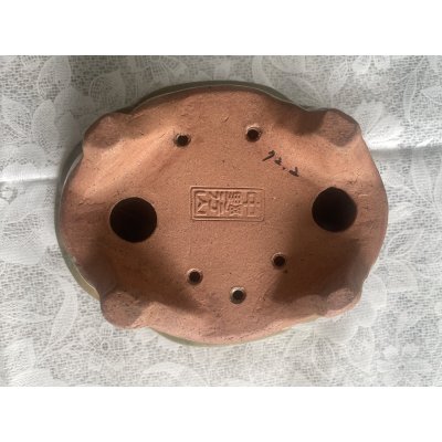 画像3: No.MA6304  中野行山　モッコ足付鉢　黄瀬戸