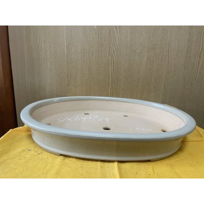 画像1: No.SA6403 黎鳳　12号小判中浅反形下帯　白