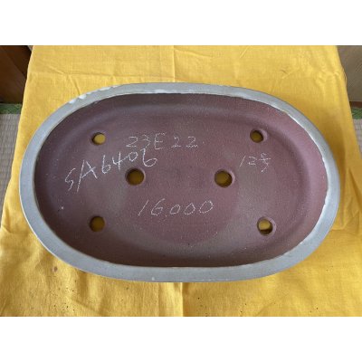 画像2: No.SA6406 角山　12号小判浅エン付　白