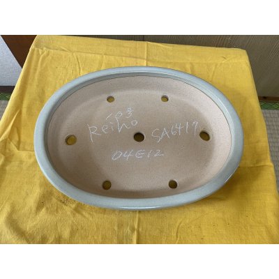 画像2: No.SA6417 黎鳳　10号小判中浅反形下帯　白