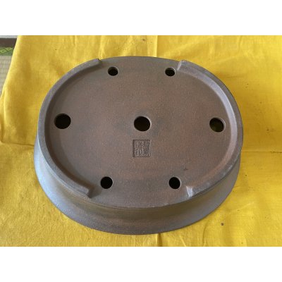 画像3: No.SA6427 黎鳳　9号小判反形中帯深　紫泥