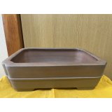 No.SA6428 黎鳳　特注１２号長角隅入　紫泥