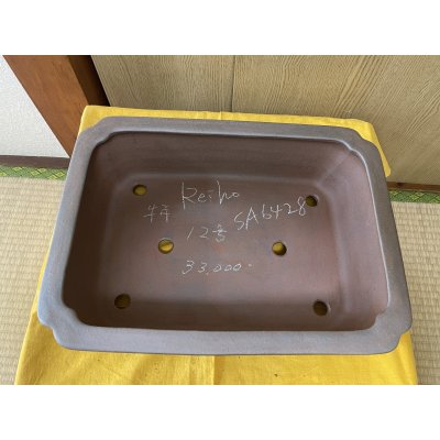 画像2: No.SA6428 黎鳳　特注１２号長角隅入　紫泥