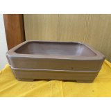 No.SA6429 黎鳳　10号長角隅入中帯　紫泥