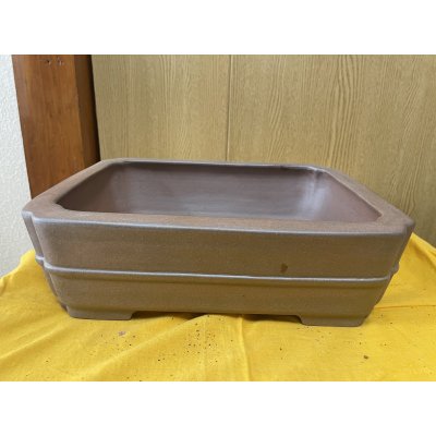 画像1: No.SA6429 黎鳳　10号長角隅入中帯　紫泥