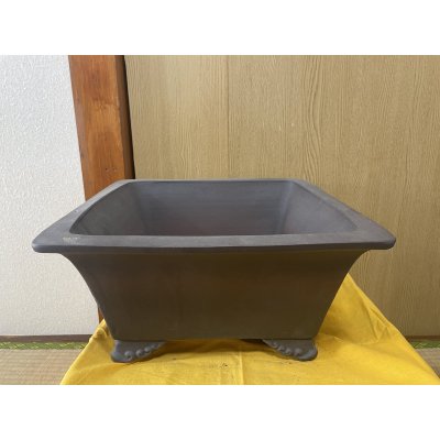 画像1: No.SA6433 和泉屋　13号正角隅エン付中深雲足　イブシ