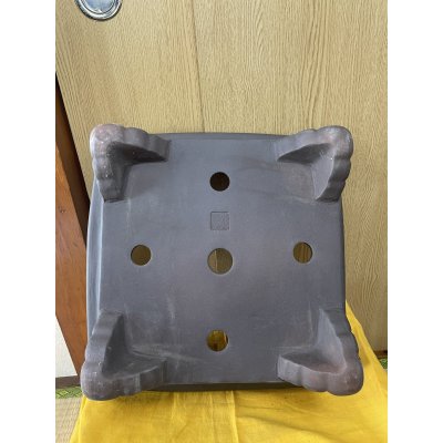 画像3: No.SA6433 和泉屋　13号正角隅エン付中深雲足　イブシ