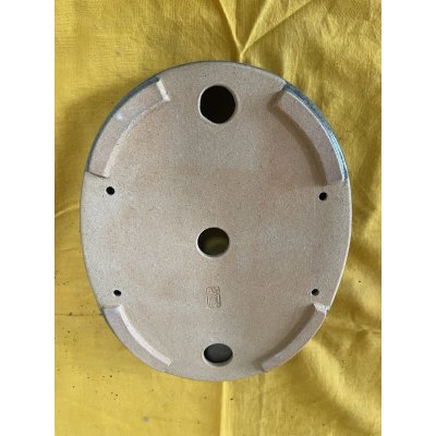 画像3: No.SA6441 黎鳳　手造り　6.5号小判中浅切立　オリベ結晶