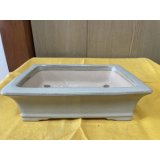 No.SA6446 黎鳳　手造り　7号袋長方ソリ形下帯段足　白