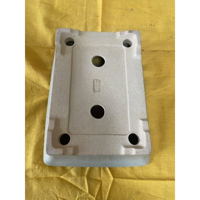 画像3: No.SA6446 鴻陽　手造り　7号袋長方ソリ形下帯段足　白