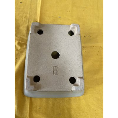 画像3: No.SA6447 鴻陽　手造り　6号長方エン形付下帯　白