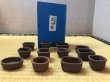 画像3: No.305  文山豆盆栽鉢1.5号12点セット　ウ泥 (3)