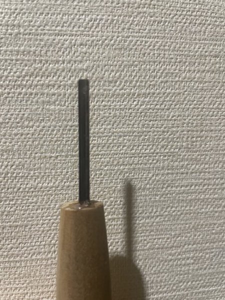 画像5: No.8021  白染め彫刻刀各種 1本 (5)