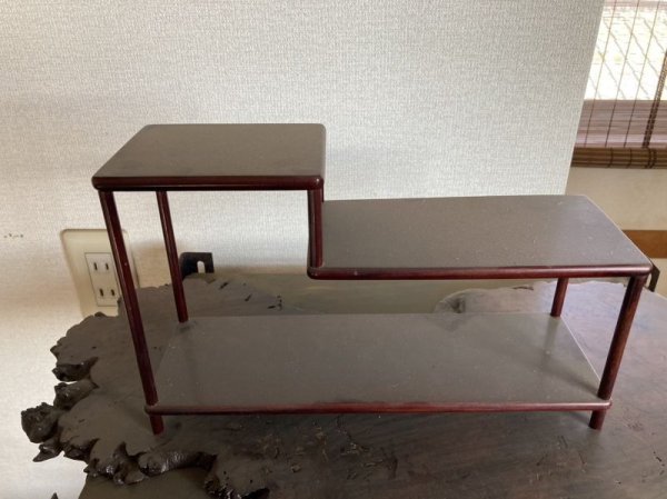画像1: No.YO4308  豆盆栽用卓 (1)