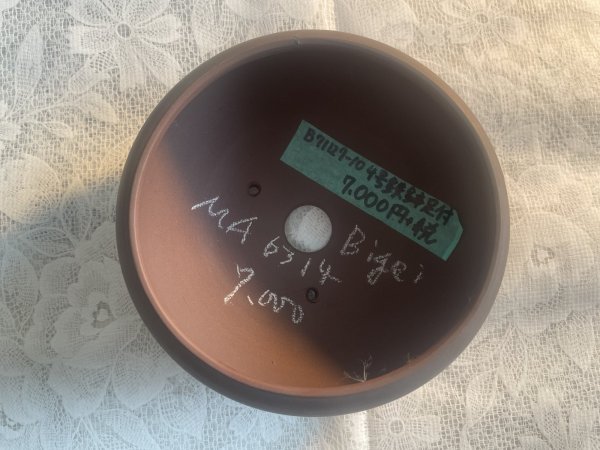 画像2: No.MA6314  美芸４号鉄鉢 (2)