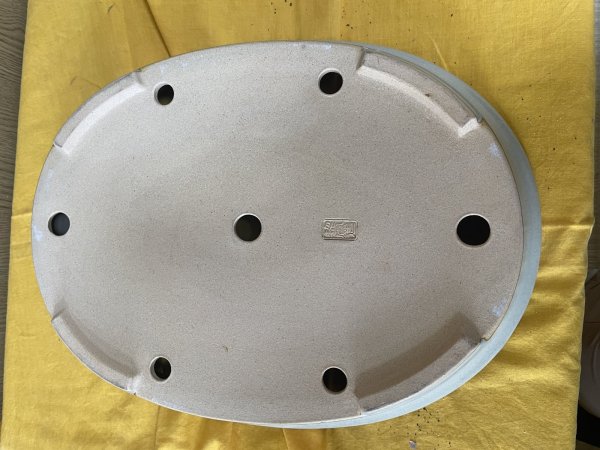 画像3: No.SA6403 黎鳳　12号小判中浅反形下帯　白 (3)