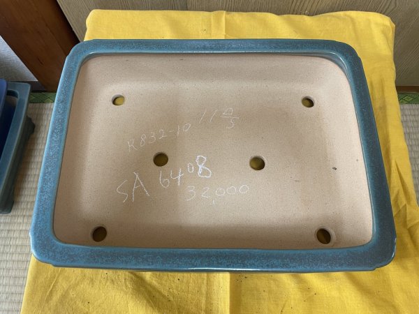 画像2: No.SA6408 黎鳳　11号長方撫角隅取切足　オリベ　手造り (2)