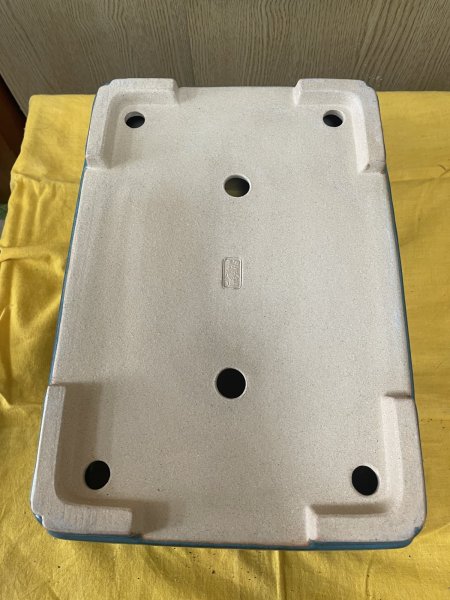 画像3: No.SA6409 黎鳳　11号長角隅切切立香台　オリベ　 (3)