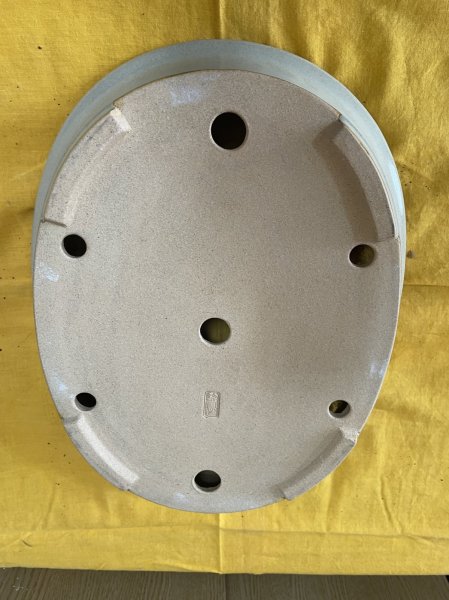 画像3: No.SA6417 黎鳳　10号小判中浅反形下帯　白 (3)