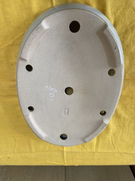 画像3: No.SA6419 黎鳳　10号小判中浅逸公形　白 (3)