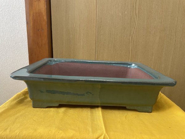 画像1: No.SA6422 角山　13号長角エン付隅切高高台　オリベ (1)