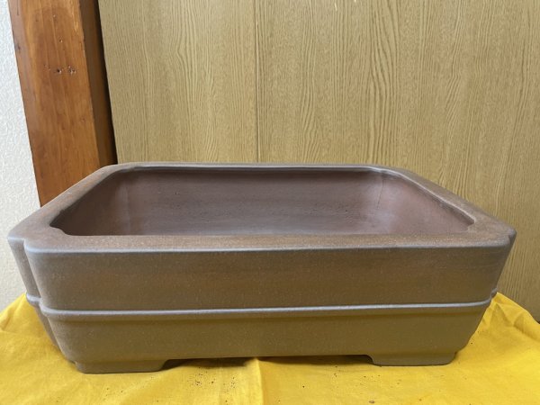 画像1: No.SA6428 黎鳳　特注１２号長角隅入　紫泥 (1)