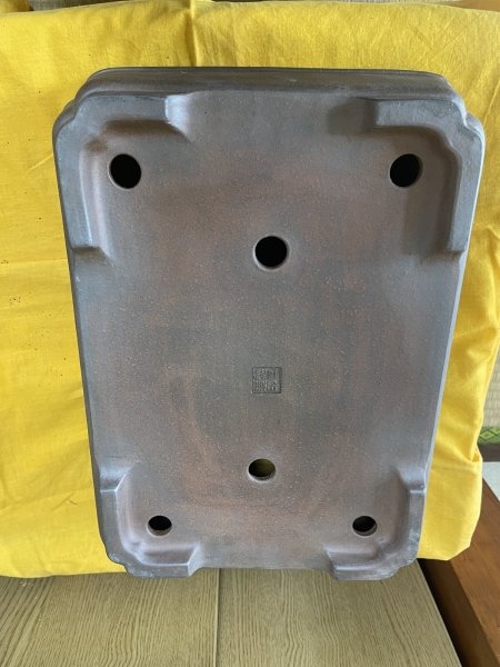 画像3: No.SA6428 黎鳳　特注１２号長角隅入　紫泥 (3)