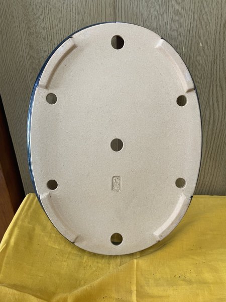 画像3: No.SA6439 黎鳳　12号小判中浅反形下帯　ナマコ (3)