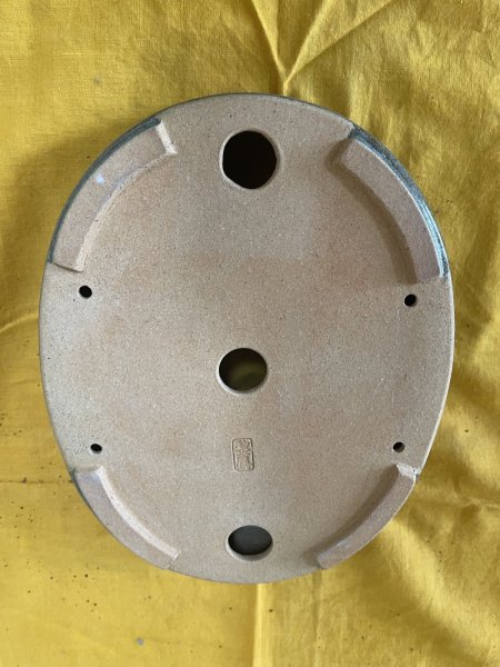 画像3: No.SA6441 黎鳳　手造り　6.5号小判中浅切立　オリベ結晶 (3)