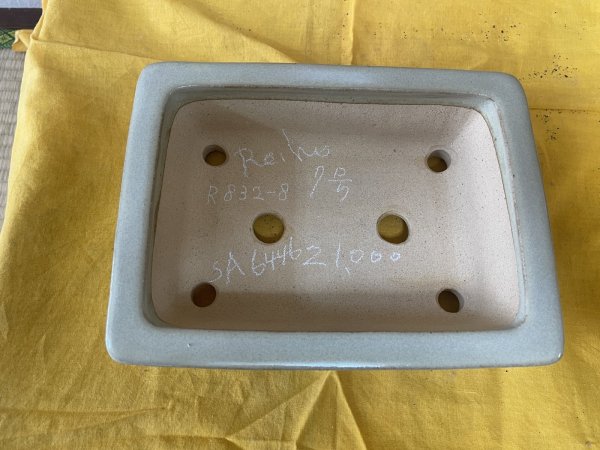 画像2: No.SA6446 鴻陽　手造り　7号袋長方ソリ形下帯段足　白 (2)