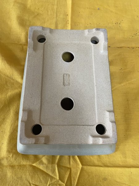 画像3: No.SA6446 鴻陽　手造り　7号袋長方ソリ形下帯段足　白 (3)