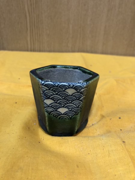 画像1: SA6493  里美　極小鉢　六角 (1)