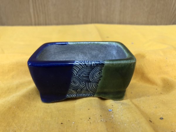 画像1: SA6494  里美　極小鉢　長方 (1)